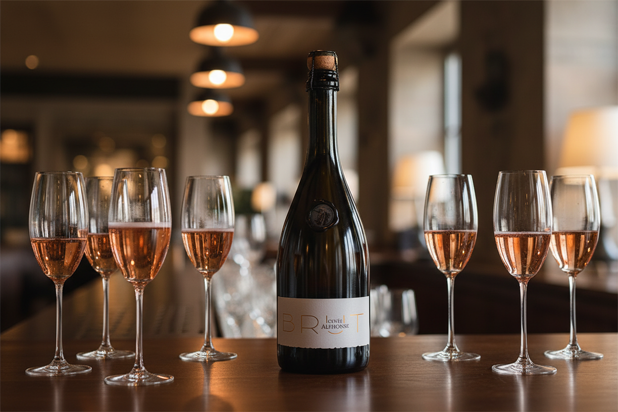 Cuvée Alphonse mousseux rosé Bar