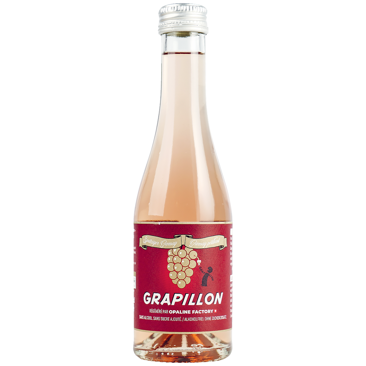 Grapillon rosé pétillant (sans alcool)