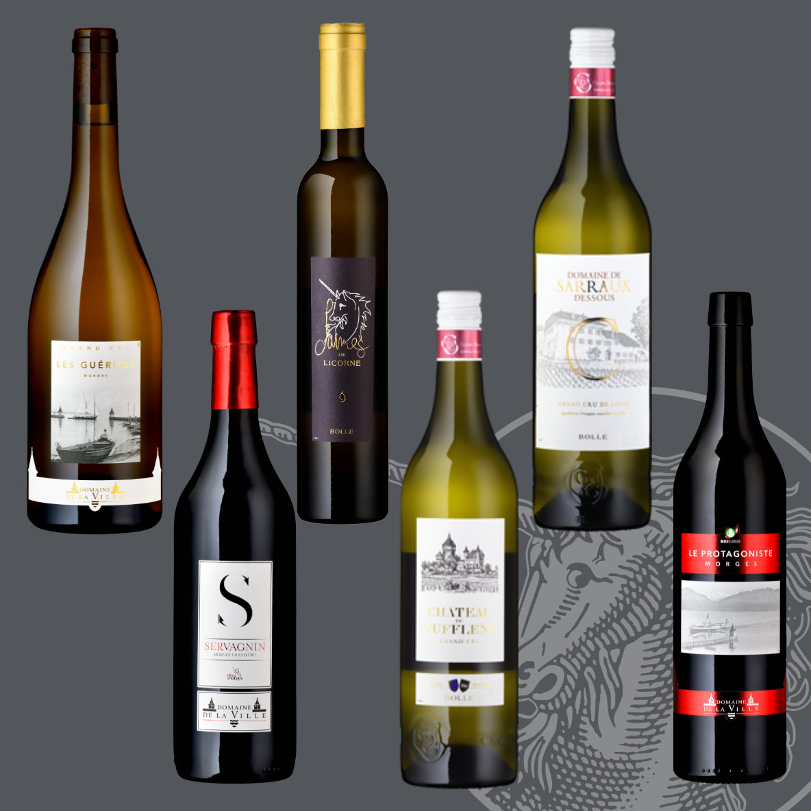 Carton Médaillés au Grand Prix du Vin Suisse 2023